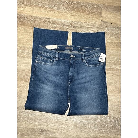 NWT DL1961 Womens Denim Jeans 32 Bridget Boot High Rise Instasculpt Crop Stretch - Picture 2 of 15